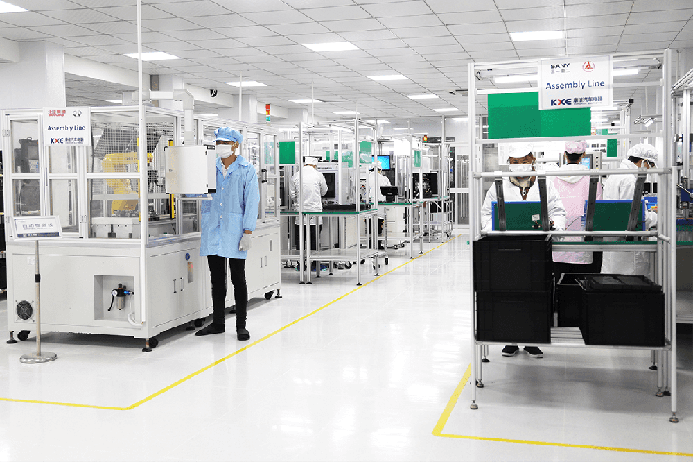 Automotive electronics clean assembly line